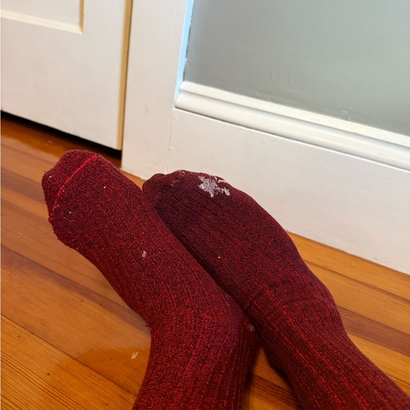 Men's Ribbed Socks - Red - Picture 3 of 5